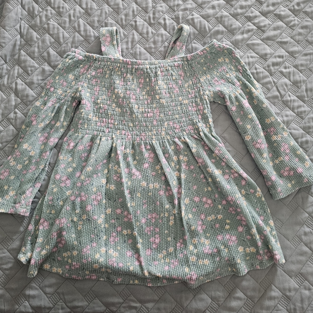 Floral Off-Shoulder Dress Top